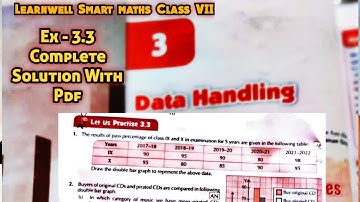 Learnwell smart Maths Class 7 Unit 3 Ex 3.3 Solutions | Class 7 learnwell maths Ex 3.3 Solution Pdf