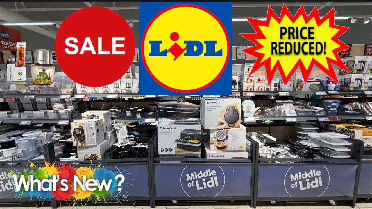 LIDL Sale 2026 Price Reduced . Kitchen items : Appliances / Clothes / Home Decor / and Much More .