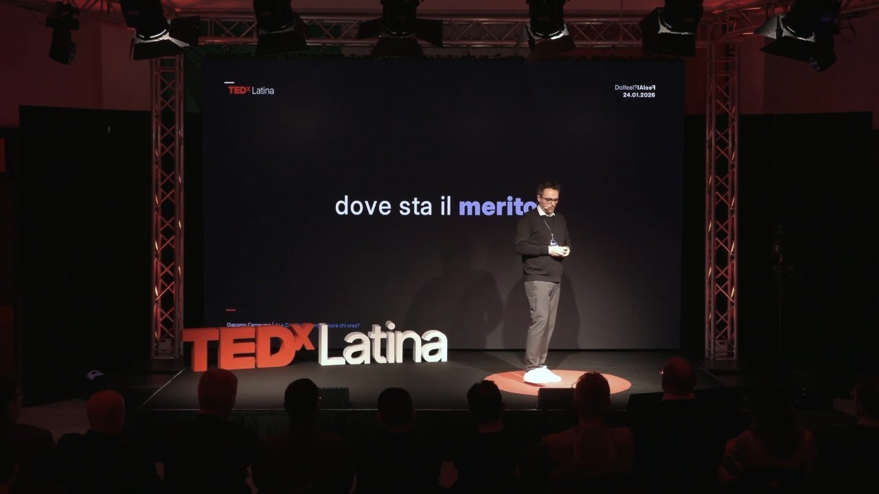 AI e creatività: conta ancora chi crea? | Giacomo Paolo Camerano | TEDxLatina