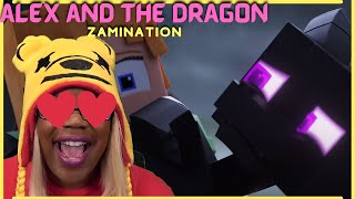 Alex and the Dragon | Minecraft Animation Music Video | ZAMination | AyChristene Reacts