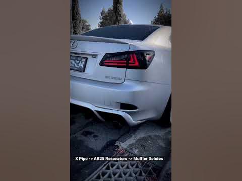 Best Sounding Lexus IS350 Exhaust Setup / Cold Start - YouTube