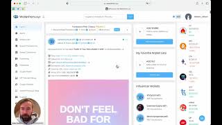 WalletFrens.xyz - A social network for Web3 wallet addresses - Intro Dec22 screenshot 1