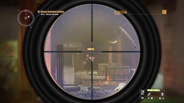 The Division solo sniping 2 hostage rescue