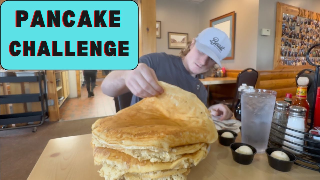 Can I beat the Big Stack Pancake Challenge? (Probably not) - YouTube