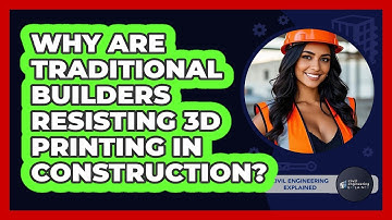 Why Are Traditional Builders Resisting 3D Printing In Construction? - Civil Engineering Explained