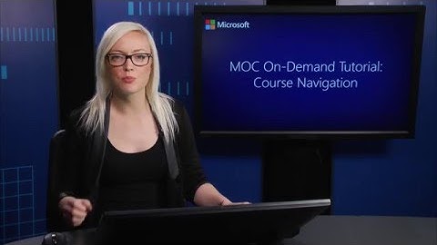 Course Navigation--MOC on Demand Tutorial