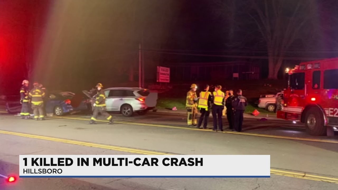One dead, others injured after threevehicle crash in Hillsboro YouTube