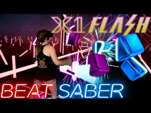 Beat Saber || Flash by X1 (Expert+) First Attempt || Mixed Reality