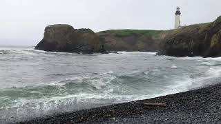 High tide at Cobble Beach in Newport OR Part 2