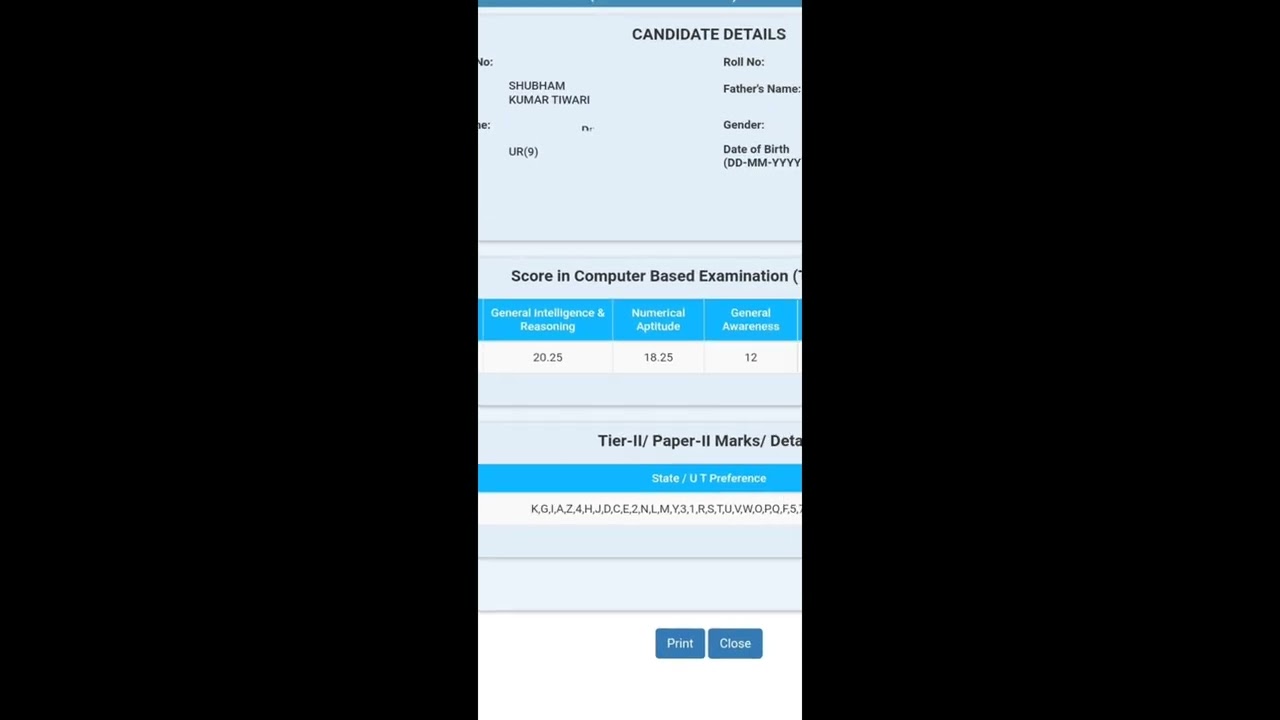 ssc mts 2021 Normalisation marks 