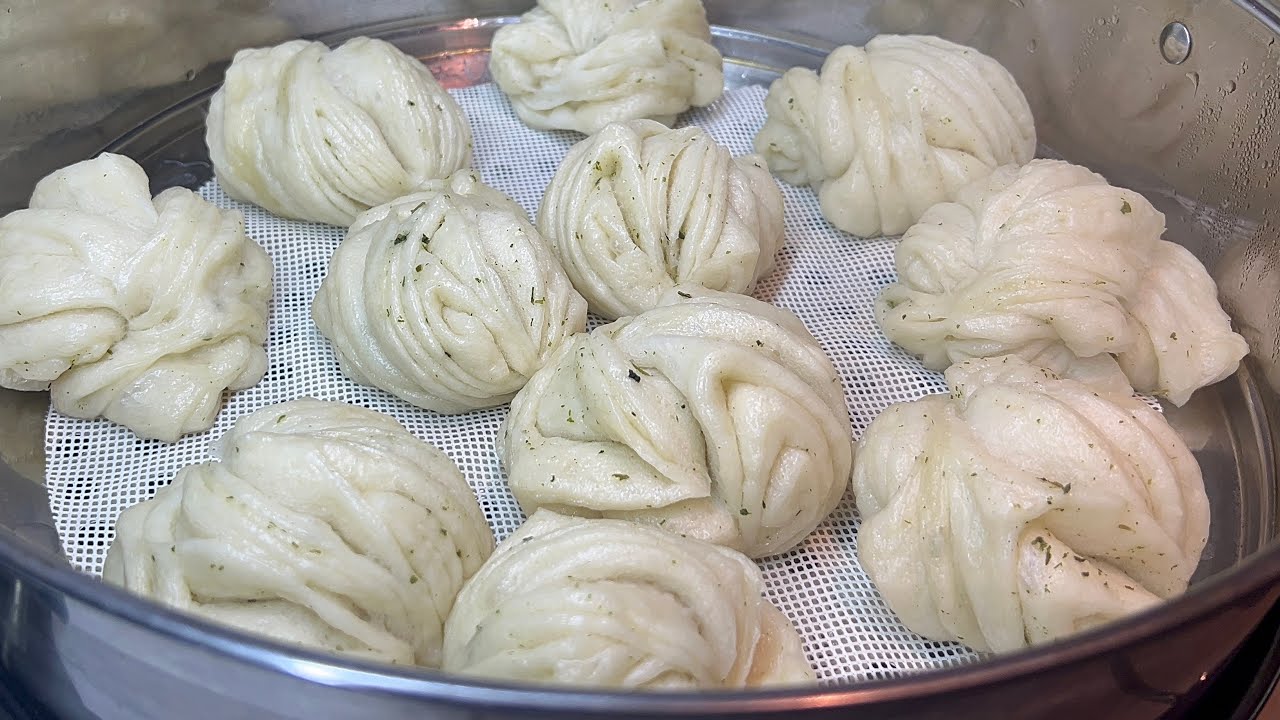 Хлеб на пару. Пампушки. Дунганский хлеб Жын момо!