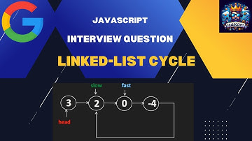 JavaScript Linked List Cycle Detection  | LeetCode 141 | Google Software Interview