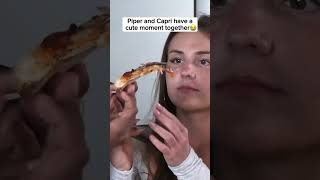 Piper and Capri have a cute moment together 😭❤️ #piperrockelle #piper #capri #fyp
