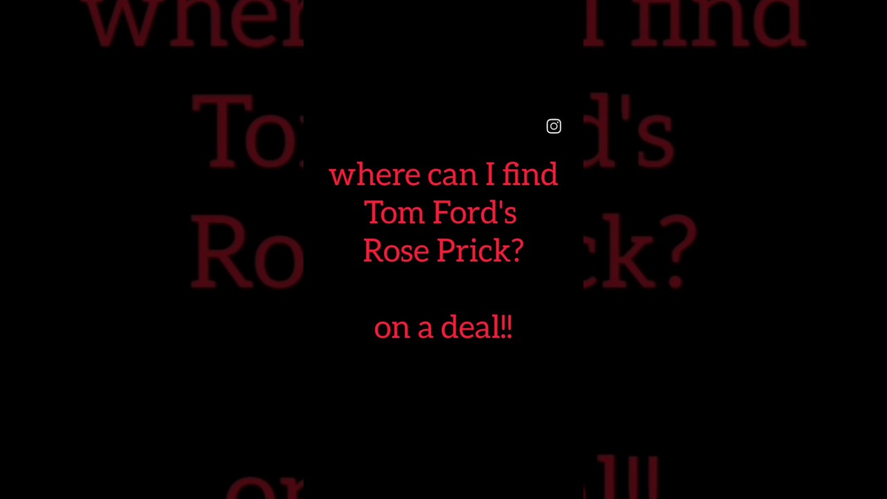 Tom Ford's Rose Prick on discount at ThePerfumeSampler.com 