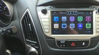 Removal radio HYUNDAI-ix35 -GPS-DVD 