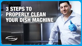 How to Clean a Commercial Dish Machine in 3 Steps