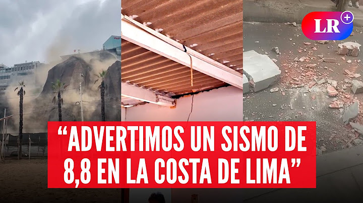 🚨 IGP ALERTA sobre posible TERREMOTO de magnitud 8,8 tras sismo en Lima y Callao | #LR