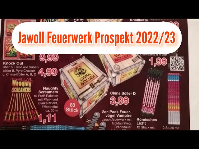 Jawoll Feuerwerk Prospekt 2022/23