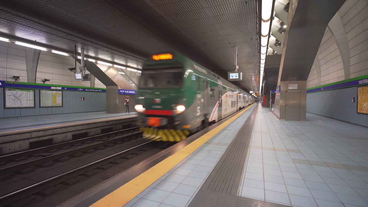 Italy, Milan, train ride from P.ta Venezia to  P.Ta Garibaldi