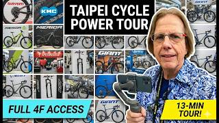 Full Access: Every Booth at 2026 Taipei Cycle 4F (13-Min Tour!)