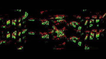 Digital Two-Color Glitch Particle / Overlay Effect Video Loop