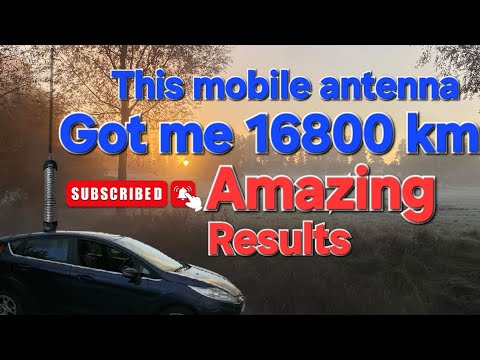This mobile antenna got me 1️⃣6️⃣8️⃣0️⃣0️⃣ km