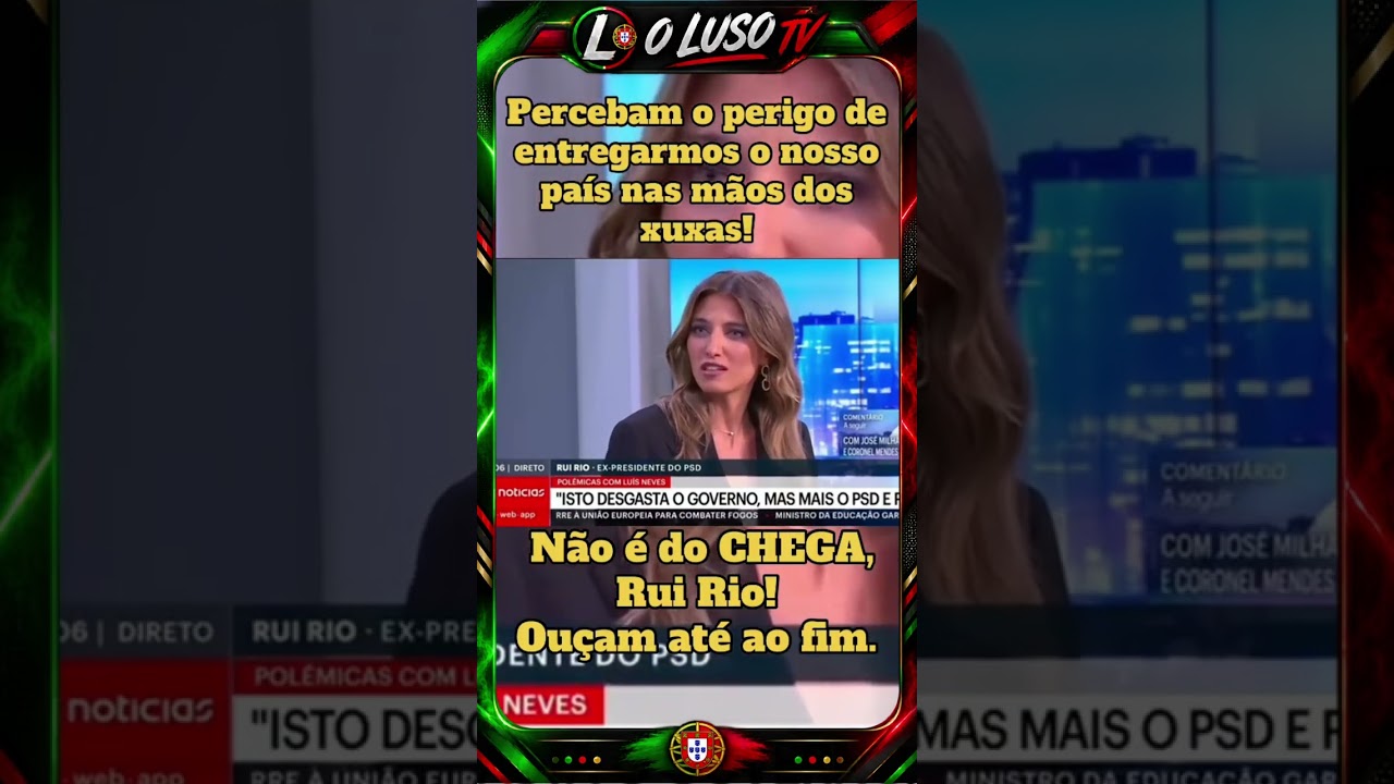 O perigo de entregarmos o nosso pais aos xuxas.