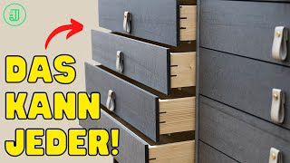 Der einfachste Weg SCHUBLADEN zu BAUEN! | Werkstattschrank #3 | Jonas Winkler