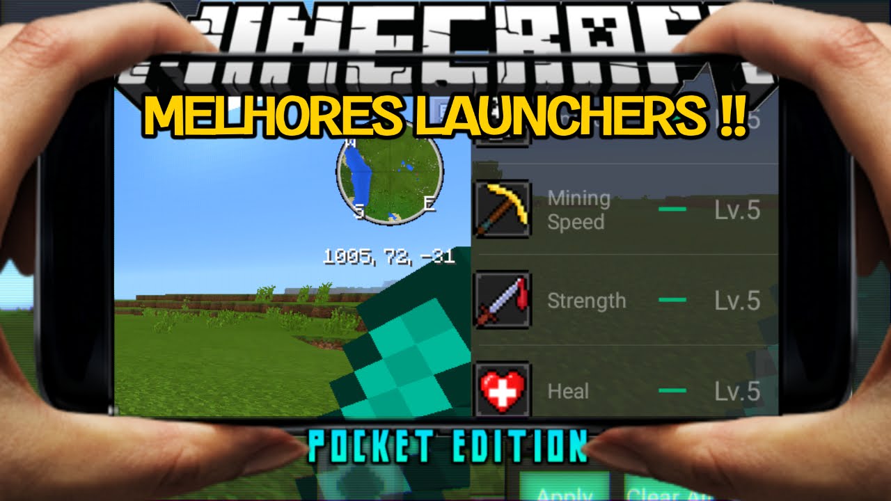 2 DOS MELHORES LAUNCHERS DO MINECRAFT POCKET EDITION ATUALIZADOS PARA O