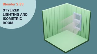 Isometric Room with Stylized Lighting - Blender Tutorial