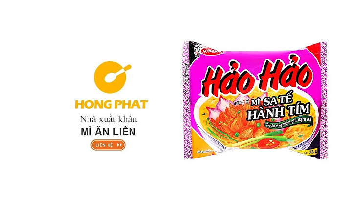 HỒNG PHÁT Nhà Xuất Khẩu: Mì Hảo Hảo Sa Tế Hành Tím Gói 75g