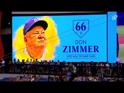Tampa Bay Rays induct legend Don Zimmer into the team's Hall of Fame