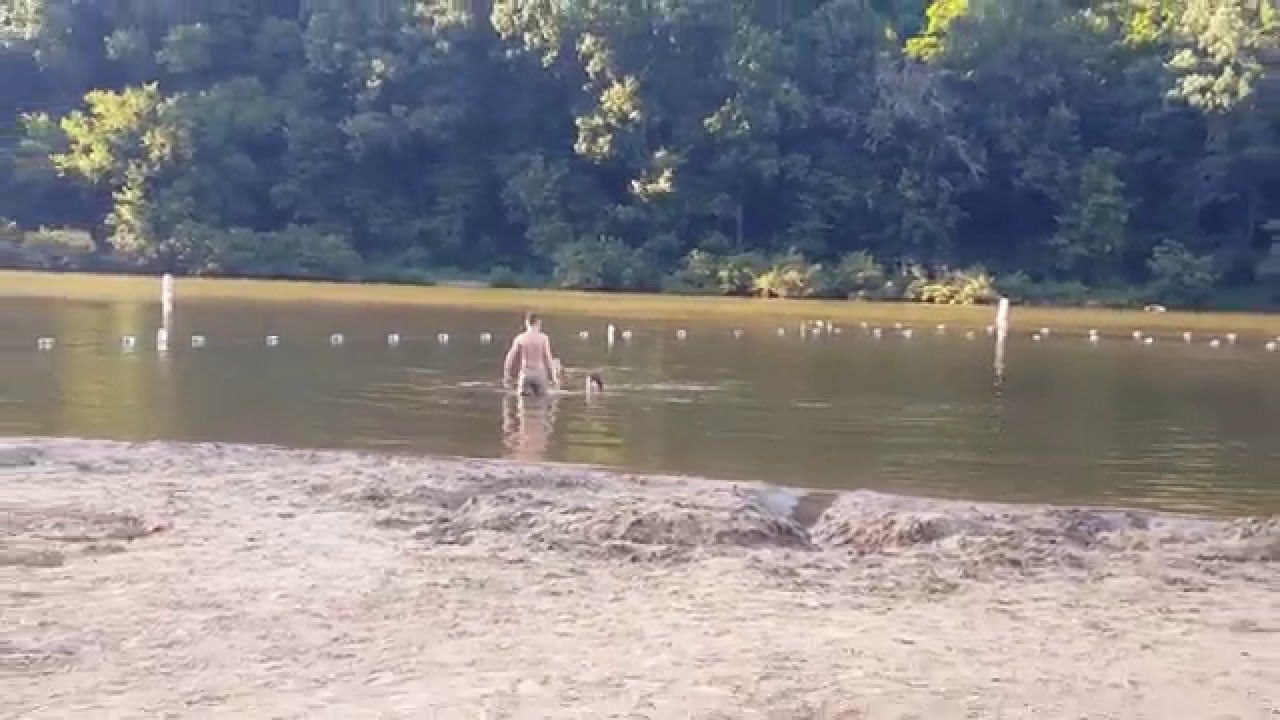 Brian Goes Swimming In Raccoon Lake YouTube