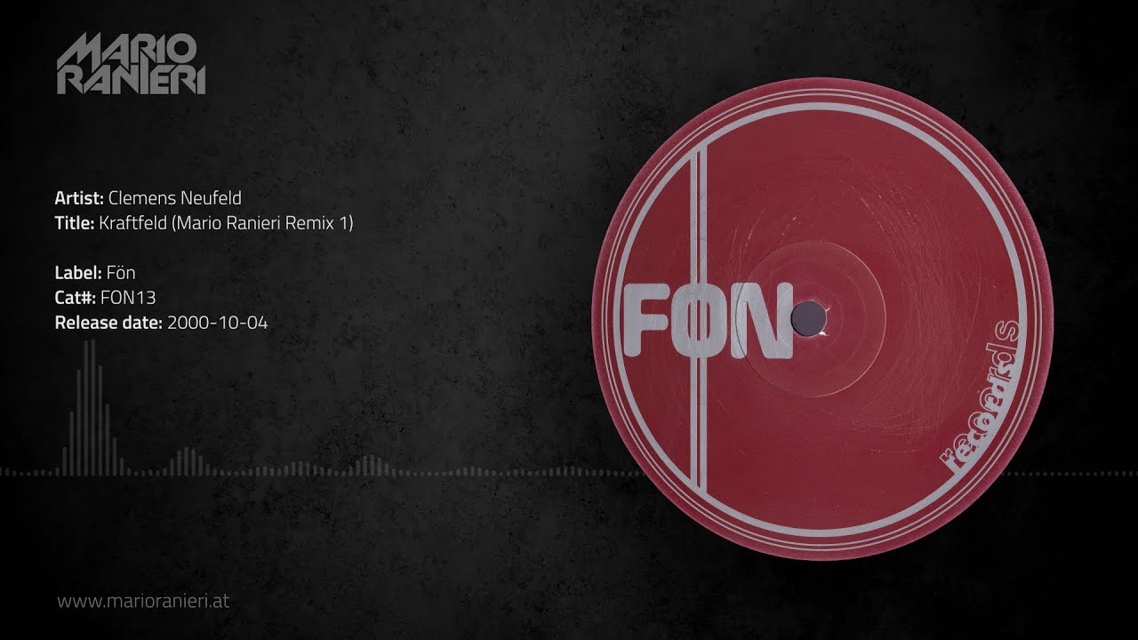 Clemens Neufeld - Kraftfeld (Mario Ranieri Remix 1) 🎵 Official Audio