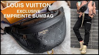 🖤LOUIS VUITTON EMPREINTE EXCLUSIVE BUMBAG | Unboxing, Pros/Cons, How To Wear, How Much Does It Fit?