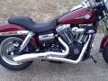 2009 Harley-Davidson Fat Bob Vance and Hines 2 in 1 Big Radius Pipes