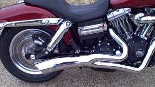 2009 Harley-Davidson Fat Bob Vance and Hines 2 in 1 Big Radius Pipes