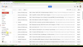 Deleting all emails in gmail from specific category in single attempt.