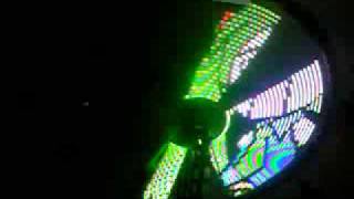 ANIPOV: Bicycle wheel with LEDs