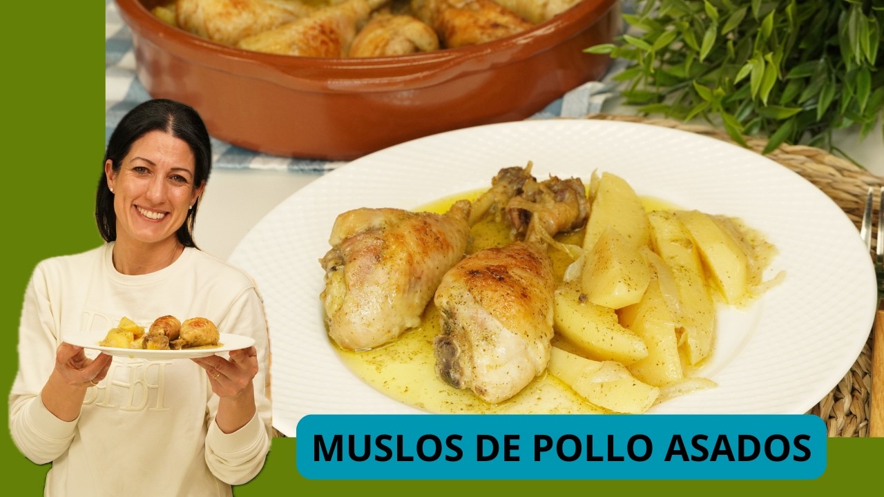 MUSLOS DE POLLO ASADOS. Los mas Tiernos y Sabrosos 😋