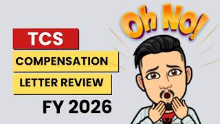 TCS COMPENSATION letter FY25-26 #tcs #compensation