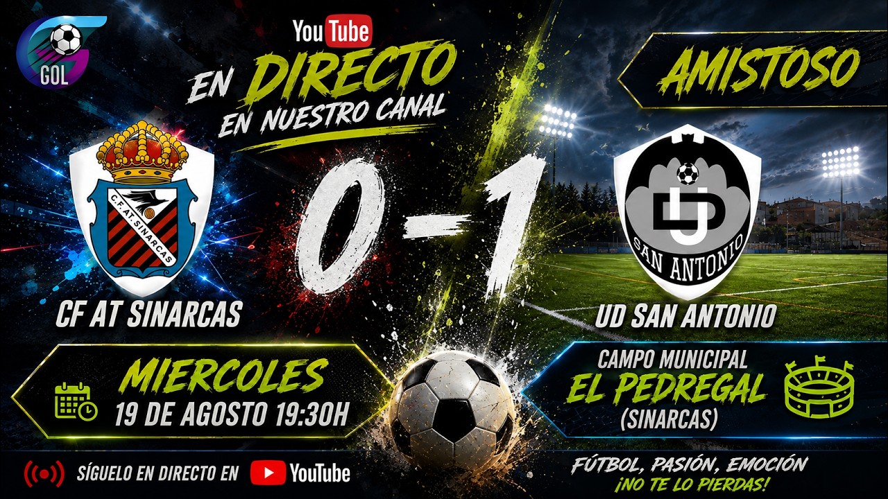 AMISTOSO | CF At. Sinarcas 0-1 UD San Antonio