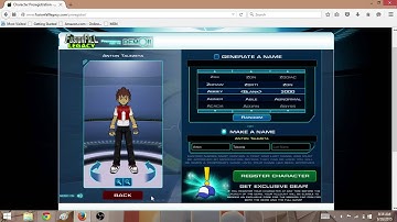 FusionFall Legacy Demo Character Creation