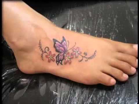 contoh gambar  tatto lucu  imut di  pergelangan kaki YouTube