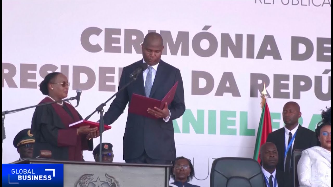 Mozambique's new president vows to unite country