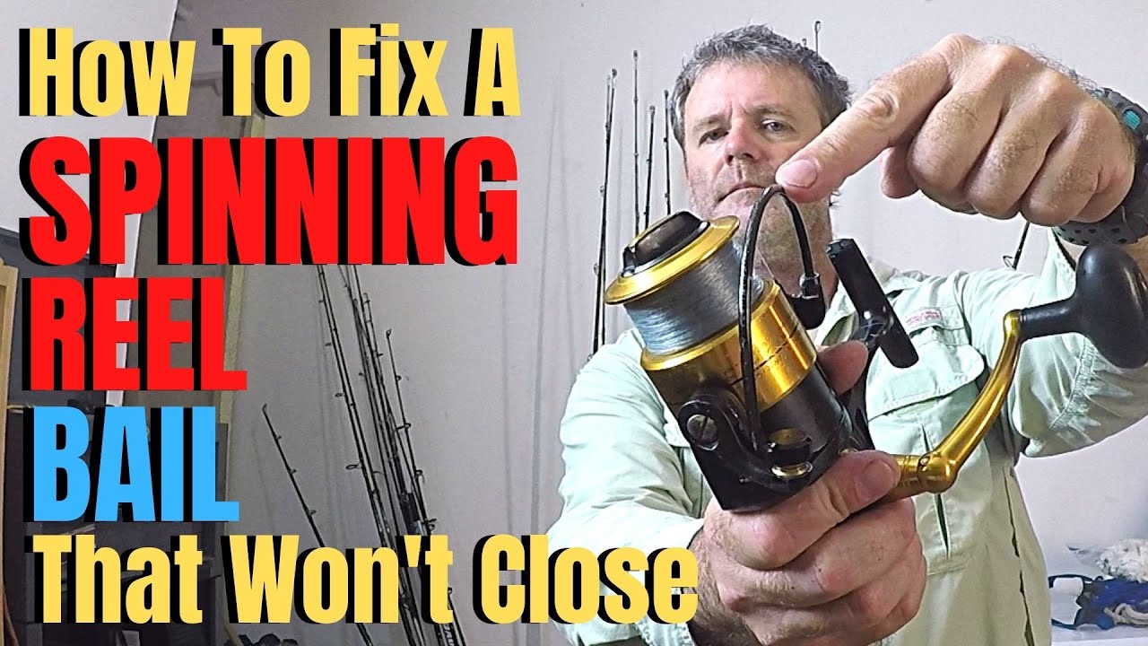 How to fix a SPINNING REEL BAIL that won't close