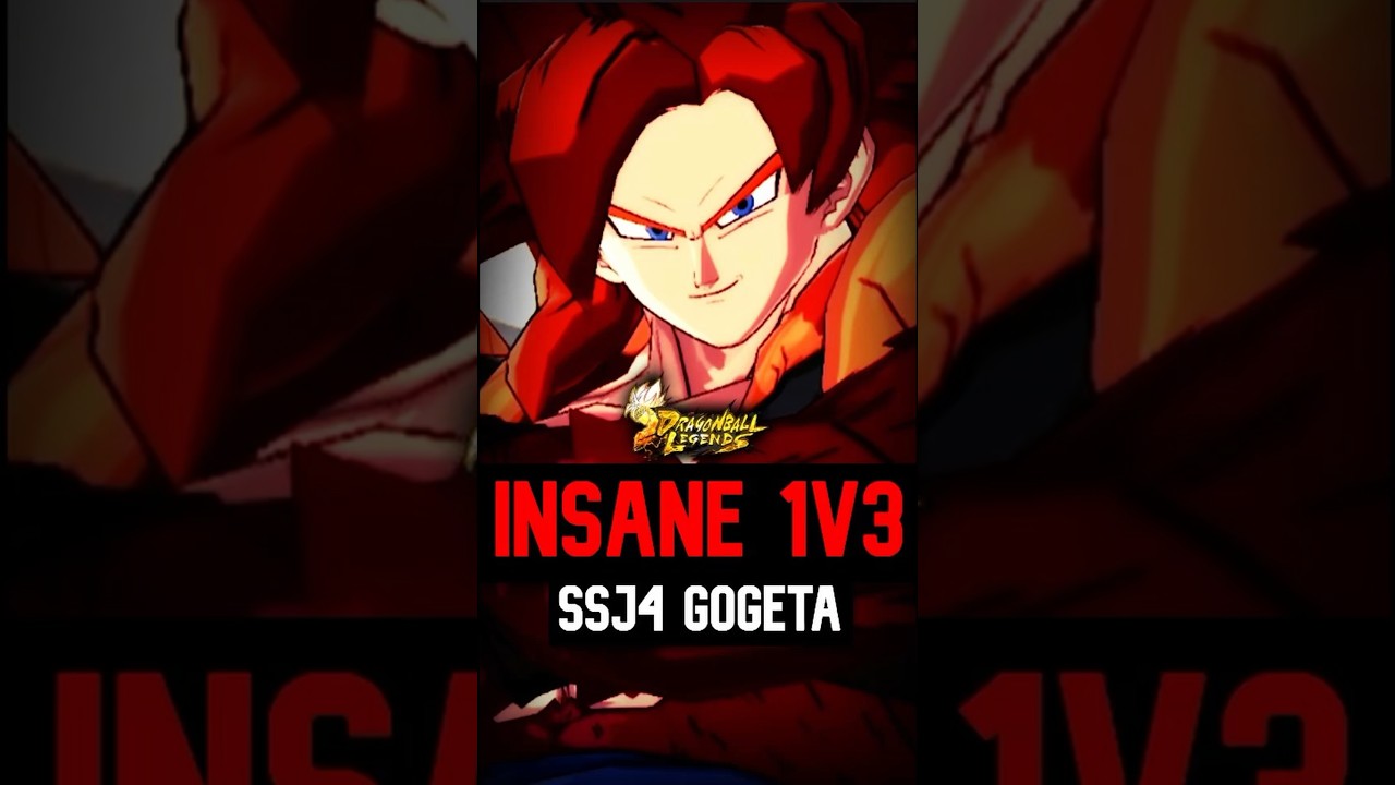 INSANE 1v3 w/ ULTRA SSJ4 Gogeta! 