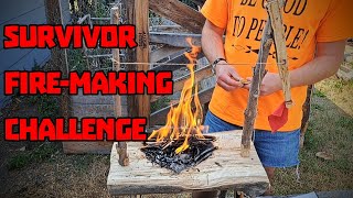 Survivor Fire-Making Challenge