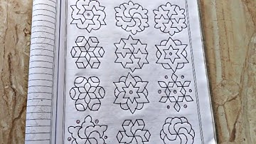 7×4 புள்ளி கோலங்கள்.  Easy dot kolam designs for beginners. Easy rangoli. Easy Dot kolam/ muggulu.