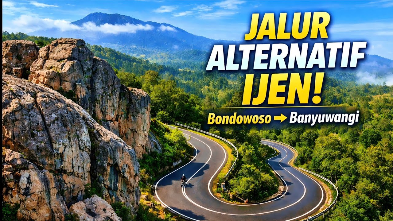 Jalur Alternatif Bondowoso ke Banyuwangi via Paltuding! Eksplorasi Bukit Blawan Batuan Purba